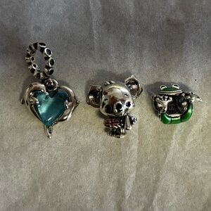 Silver Animal Charms Set